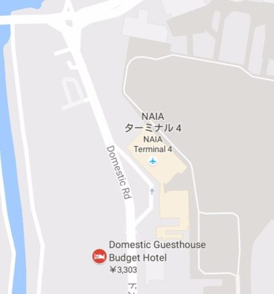マニラ空港のターミナル4地図