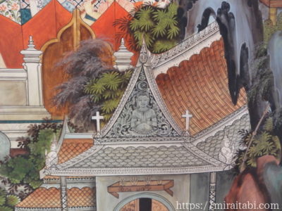 タイ寺院の画