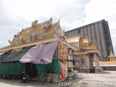 寺院の修復